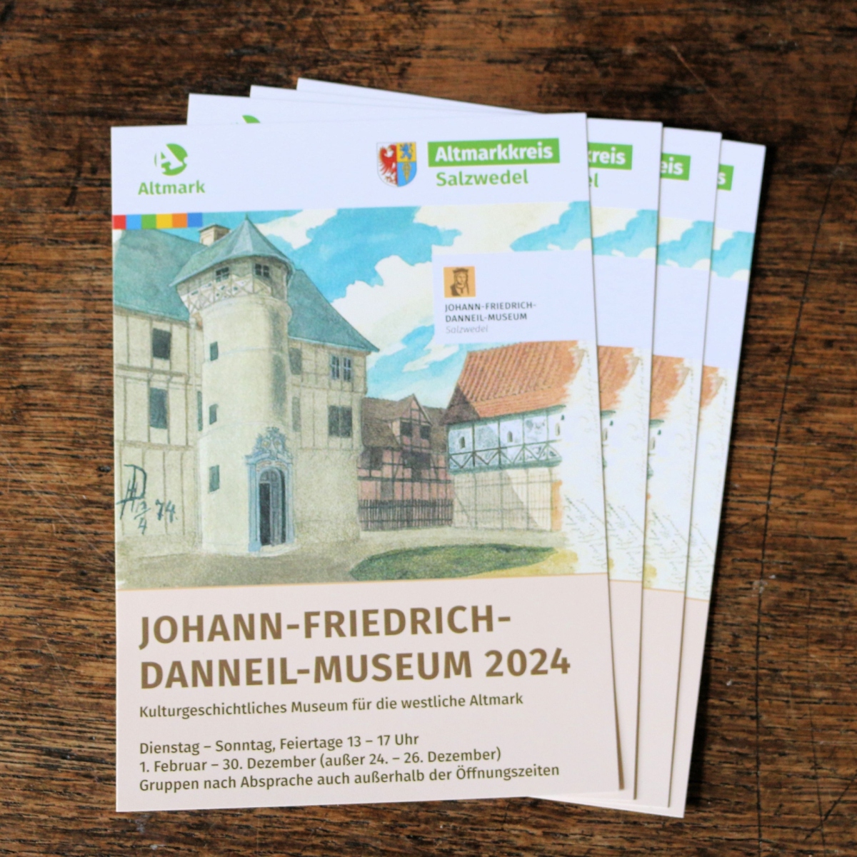 Veranstaltungsflyer Danneil-Museum Salzwedel 2024