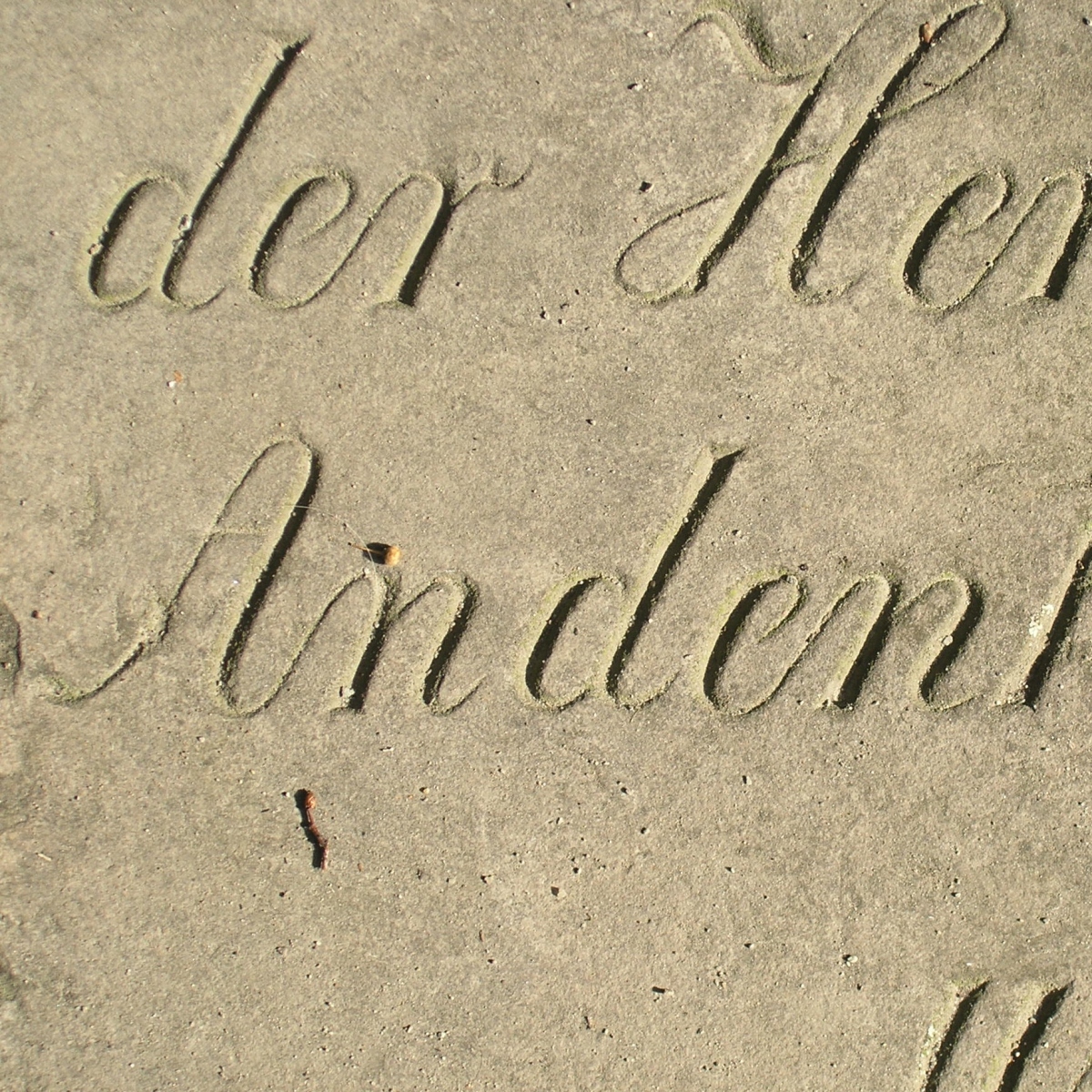 Ausschnitt einer Grabplatte